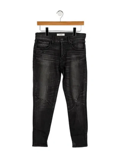 Pre-owned Moussy Mid-rise Skinny Leg Jeans In Gray