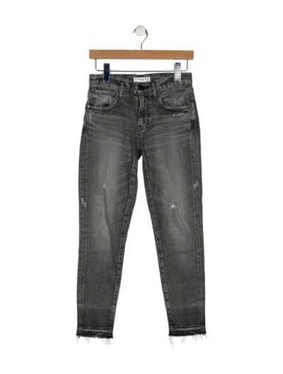 Pre-owned Moussy Mid-rise Skinny Leg Jeans In Gray