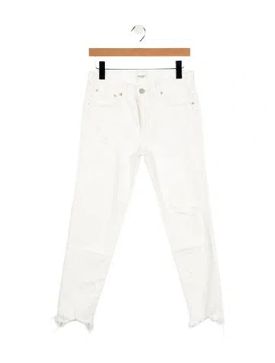 Pre-owned Moussy Mid-rise Skinny Leg Jeans In Neutral
