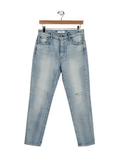 Pre-owned Moussy Mid-rise Skinny Leg Jeans W/ Tags In Blue