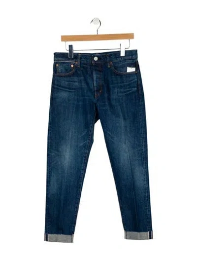 Pre-owned Moussy Mid-rise Skinny Leg Jeans W/ Tags In Blue