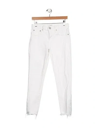 Pre-owned Moussy Mid-rise Skinny Leg Jeans In White