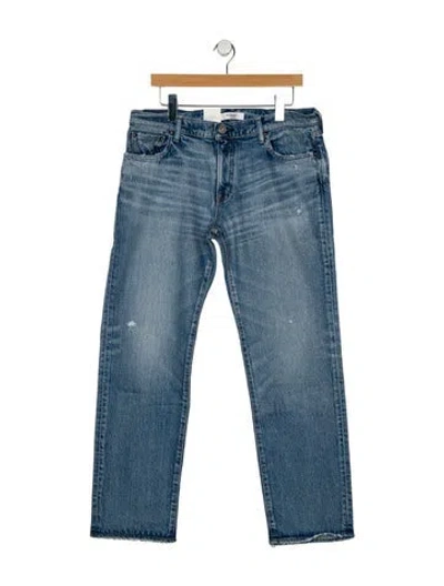 Pre-owned Moussy Mid-rise Straight Leg Jeans W/ Tags In Blue