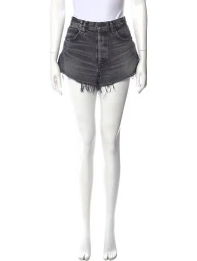 Pre-owned Moussy Mini Shorts In Black