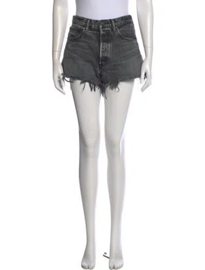 Pre-owned Moussy Mini Shorts In Black