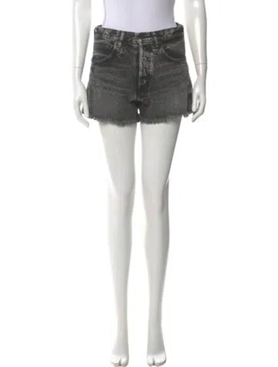 Pre-owned Moussy Mini Shorts In Black