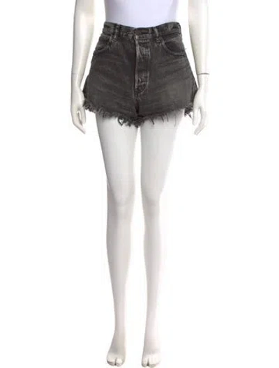 Pre-owned Moussy Mini Shorts In Black