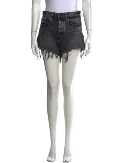 Pre-owned Moussy Mini Shorts In Black
