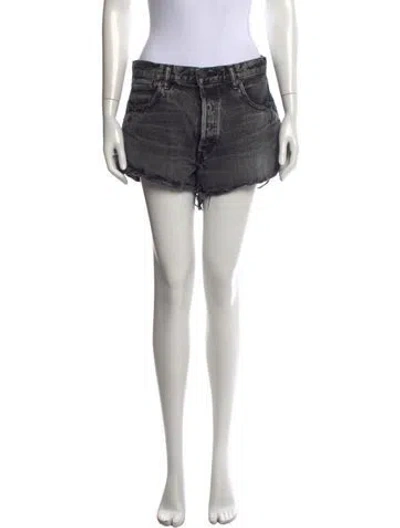 Pre-owned Moussy Mini Shorts In Black