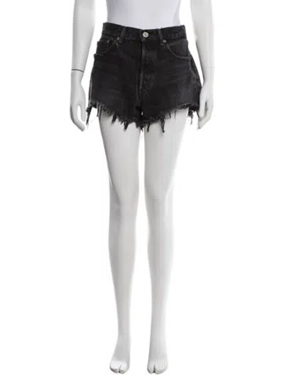 Pre-owned Moussy Mini Shorts In Black