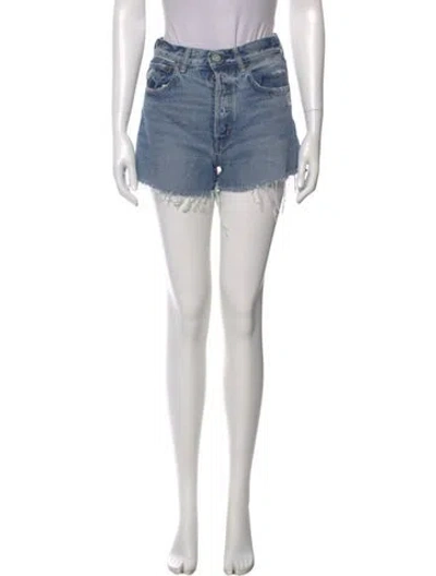 Pre-owned Moussy Mini Shorts In Blue