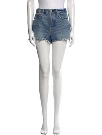 Pre-owned Moussy Mini Shorts In Blue