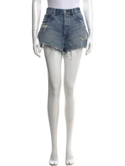 Pre-owned Moussy Mini Shorts In Blue