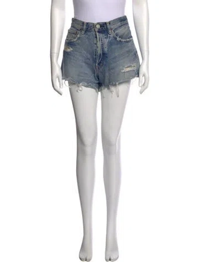 Pre-owned Moussy Mini Shorts In Blue