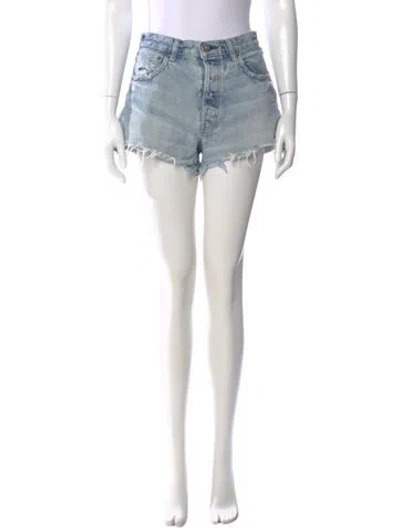 Pre-owned Moussy Mini Shorts In Blue