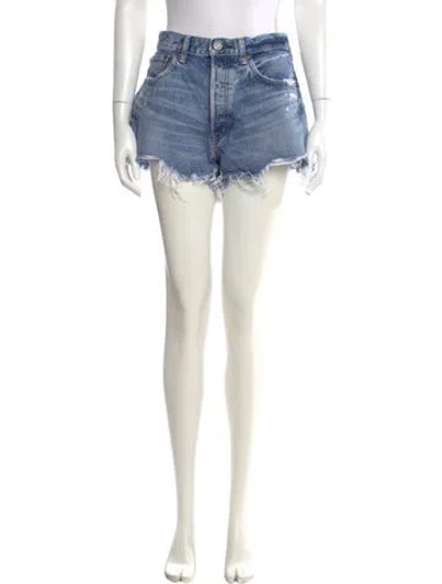 Pre-owned Moussy Mini Shorts In Blue