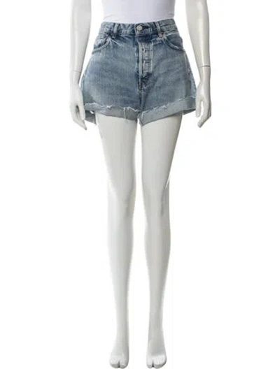 Pre-owned Moussy Mini Shorts In Blue