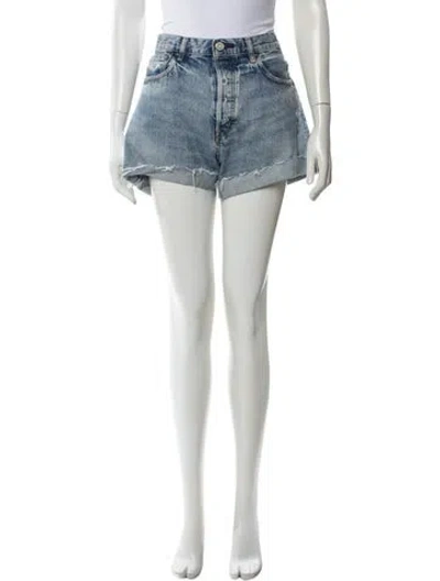 Pre-owned Moussy Mini Shorts In Blue