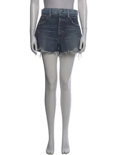 Pre-owned Moussy Mini Shorts In Blue