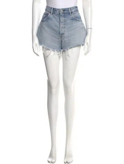Pre-owned Moussy Mini Shorts In Blue