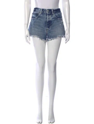Pre-owned Moussy Mini Shorts In Blue