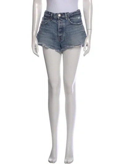 Pre-owned Moussy Mini Shorts In Blue