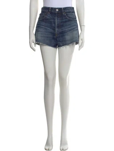 Pre-owned Moussy Mini Shorts In Blue