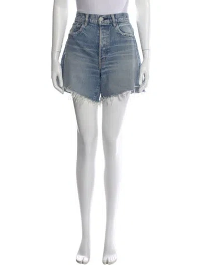 Pre-owned Moussy Mini Shorts In Blue