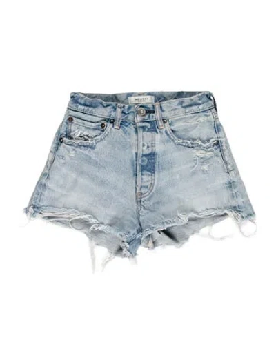 Pre-owned Moussy Mini Shorts In Blue