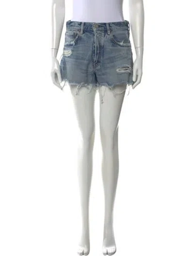 Pre-owned Moussy Mini Shorts In Blue