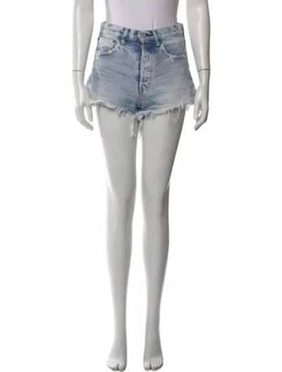 Pre-owned Moussy Mini Shorts In Blue