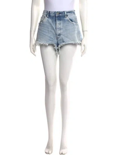 Pre-owned Moussy Mini Shorts In Blue