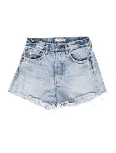 Pre-owned Moussy Mini Shorts In Blue