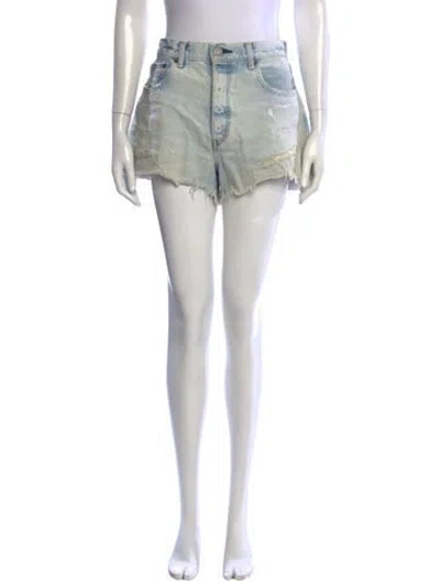 Pre-owned Moussy Mini Shorts In Blue
