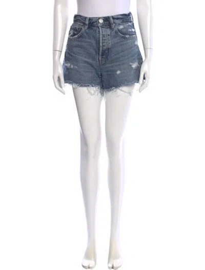 Pre-owned Moussy Mini Shorts In Blue