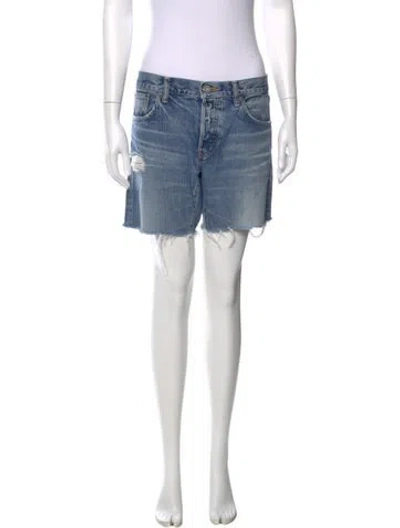 Pre-owned Moussy Mini Shorts In Blue