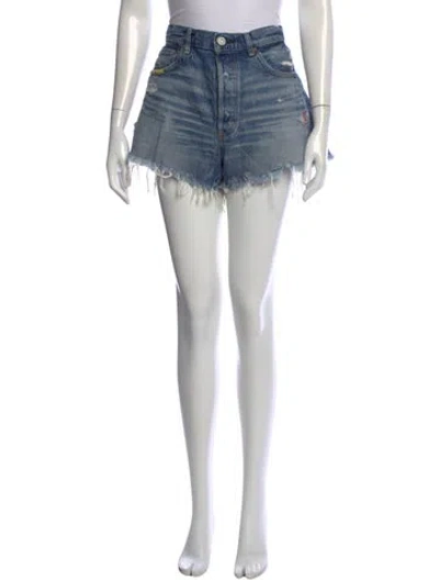 Pre-owned Moussy Mini Shorts In Blue