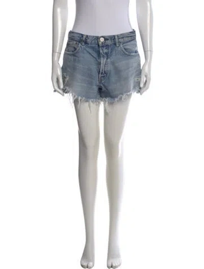 Pre-owned Moussy Mini Shorts In Blue