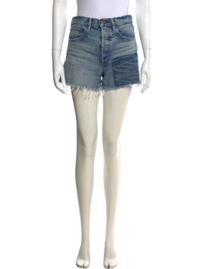 Pre-owned Moussy Mini Shorts In Blue
