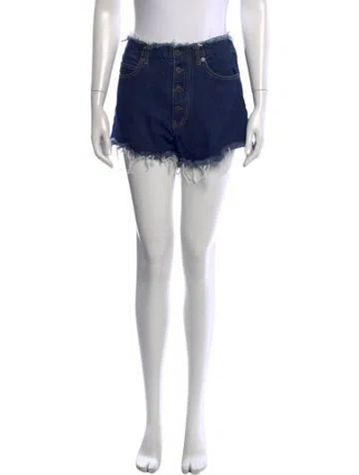 Pre-owned Moussy Mini Shorts In Blue