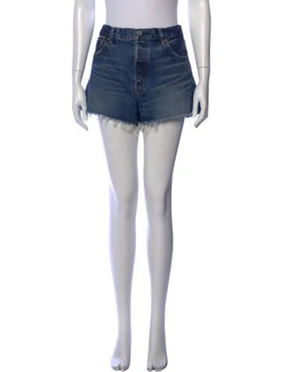 Pre-owned Moussy Mini Shorts In Blue