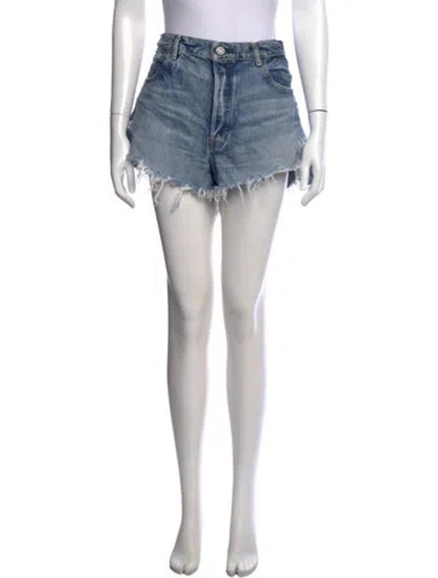 Pre-owned Moussy Mini Shorts In Blue