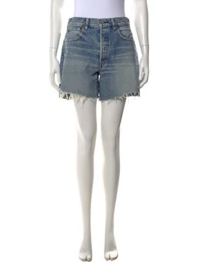 Pre-owned Moussy Mini Shorts In Blue