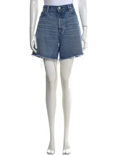 Pre-owned Moussy Mini Shorts In Blue