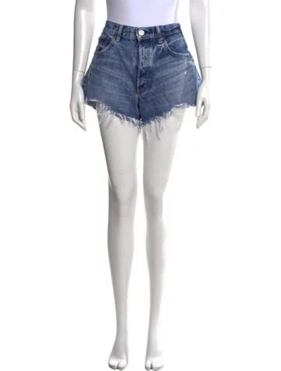 Pre-owned Moussy Mini Shorts In Blue