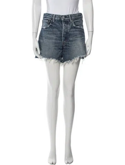 Pre-owned Moussy Mini Shorts In Blue