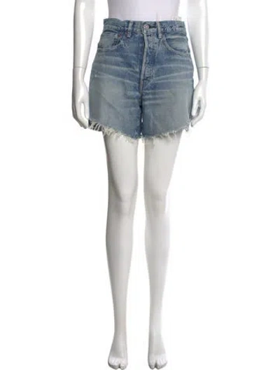 Pre-owned Moussy Mini Shorts In Blue