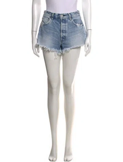 Pre-owned Moussy Mini Shorts In Blue