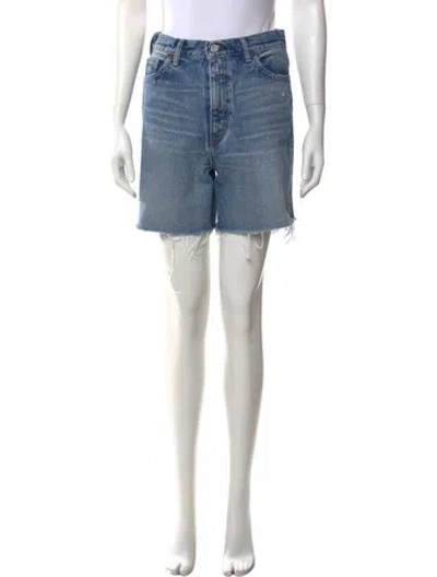 Pre-owned Moussy Mini Shorts In Blue