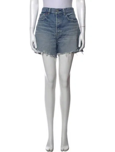 Pre-owned Moussy Mini Shorts In Blue